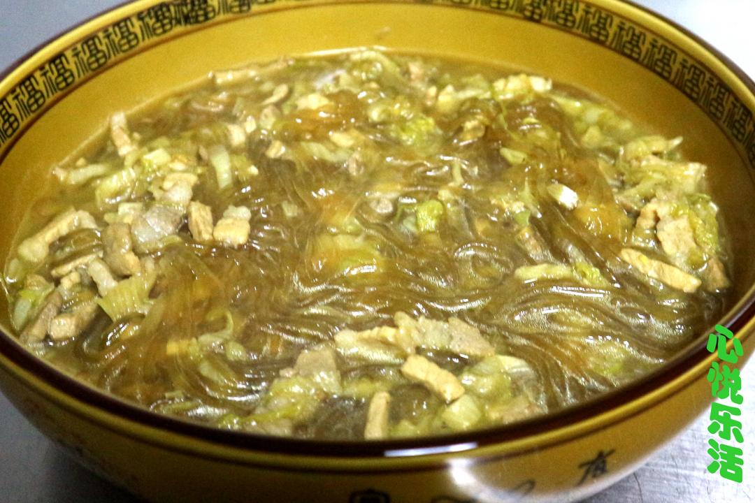 肉丝炒酸菜粉条