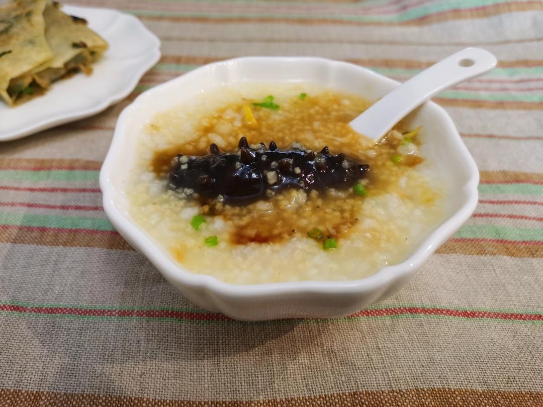 小米海参粥