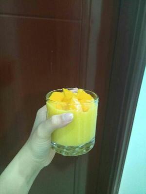 芒果牛奶汁🐮的做法 步骤7