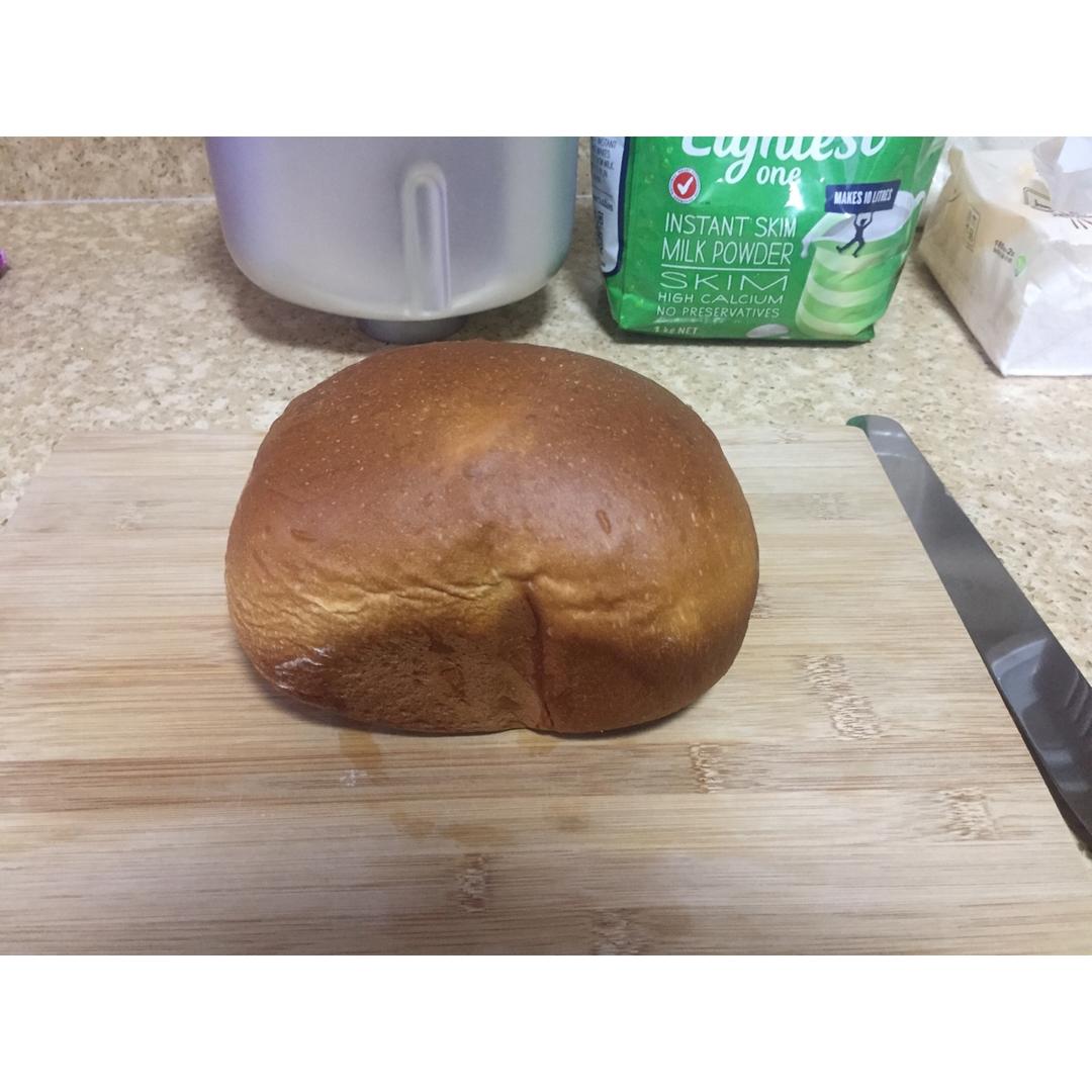 超级好吃的原味面包（面包机版）