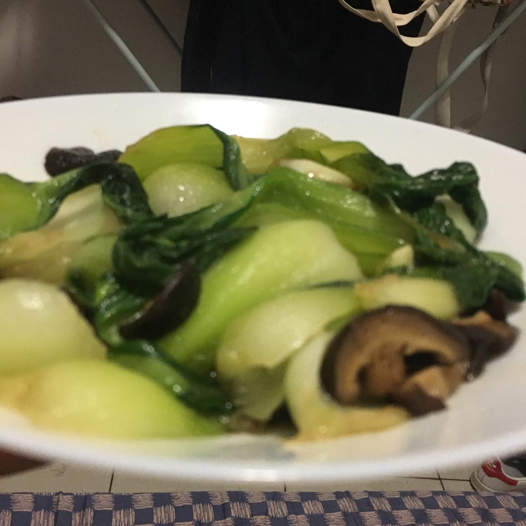 蚝油香菇油菜