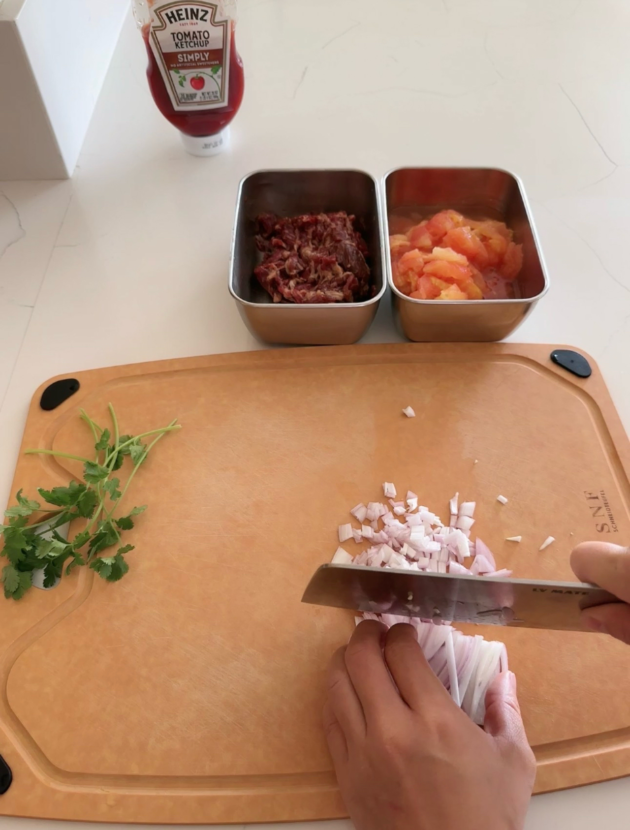 番茄氽牛肉的做法 步骤9