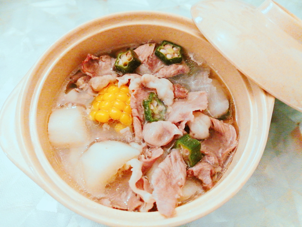 暖胃消食的什锦羊肉汤的做法