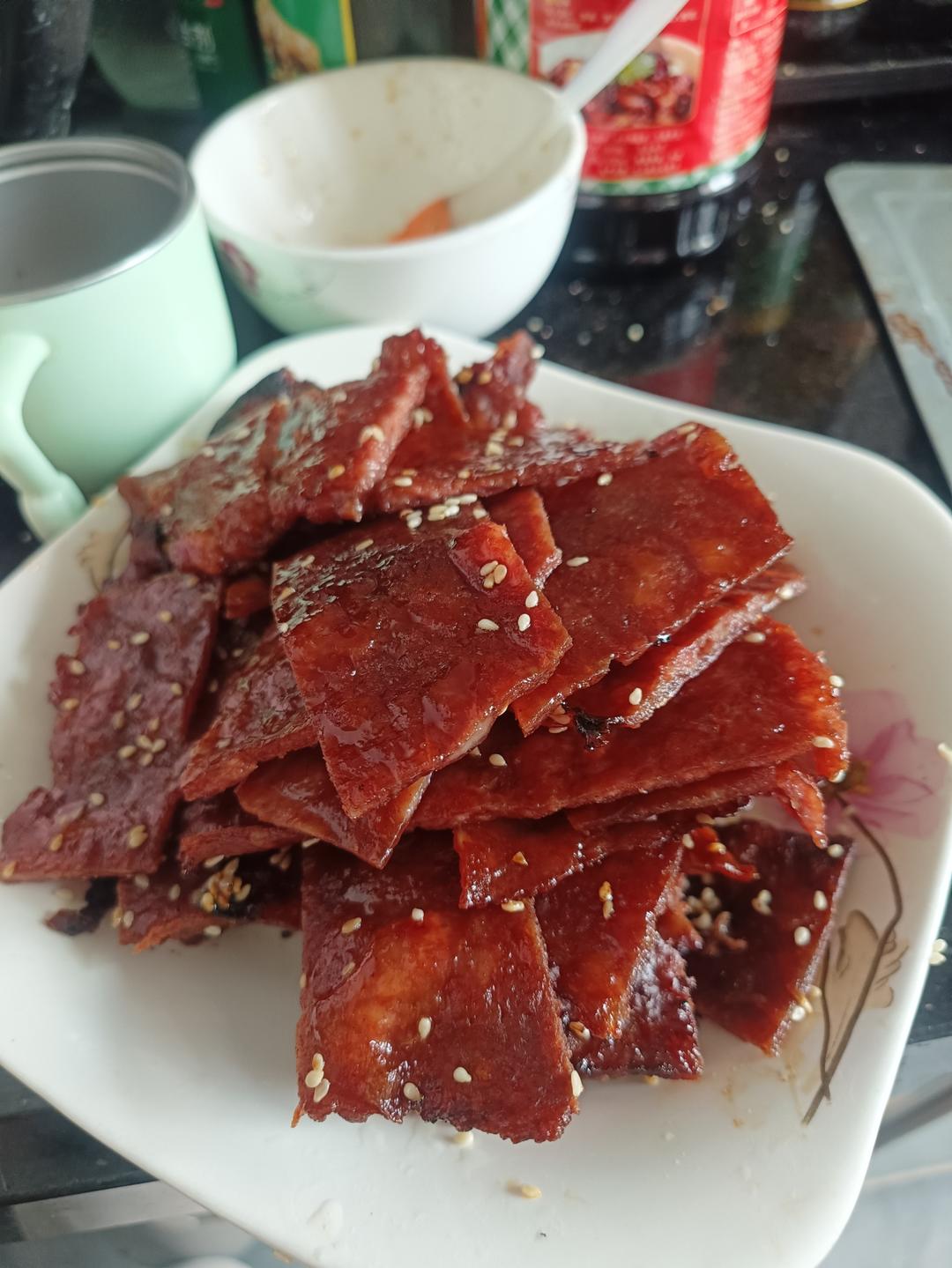 不加淀粉 猪肉脯（好吃得停不下来）