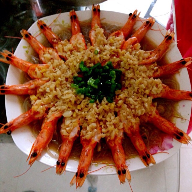 蒜蓉粉丝蒸虾