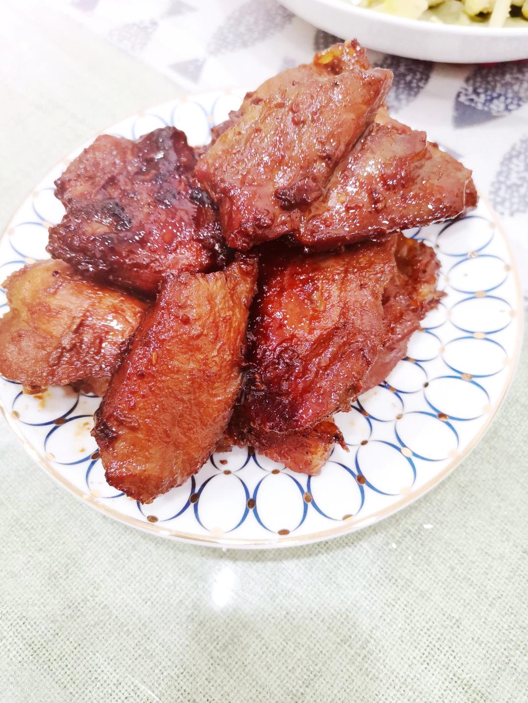 【女儿连干两碗饭】超级简单的家庭版不用烤箱的叉烧也可以用电饭煲零难度下饭神器