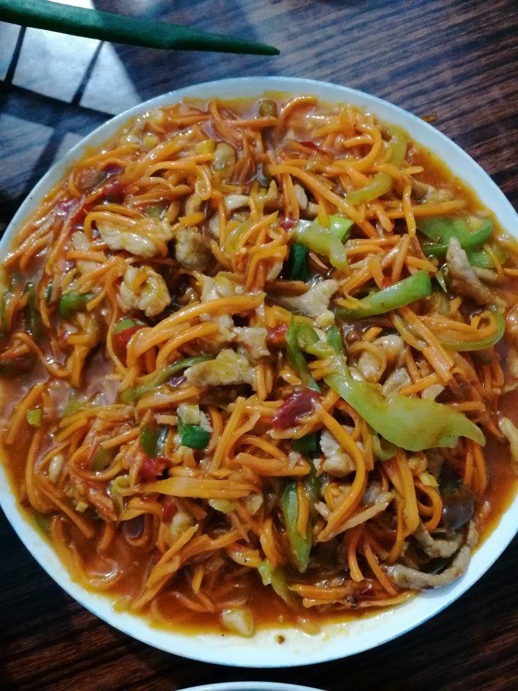 居然超简单的酸甜辣口鱼香肉丝