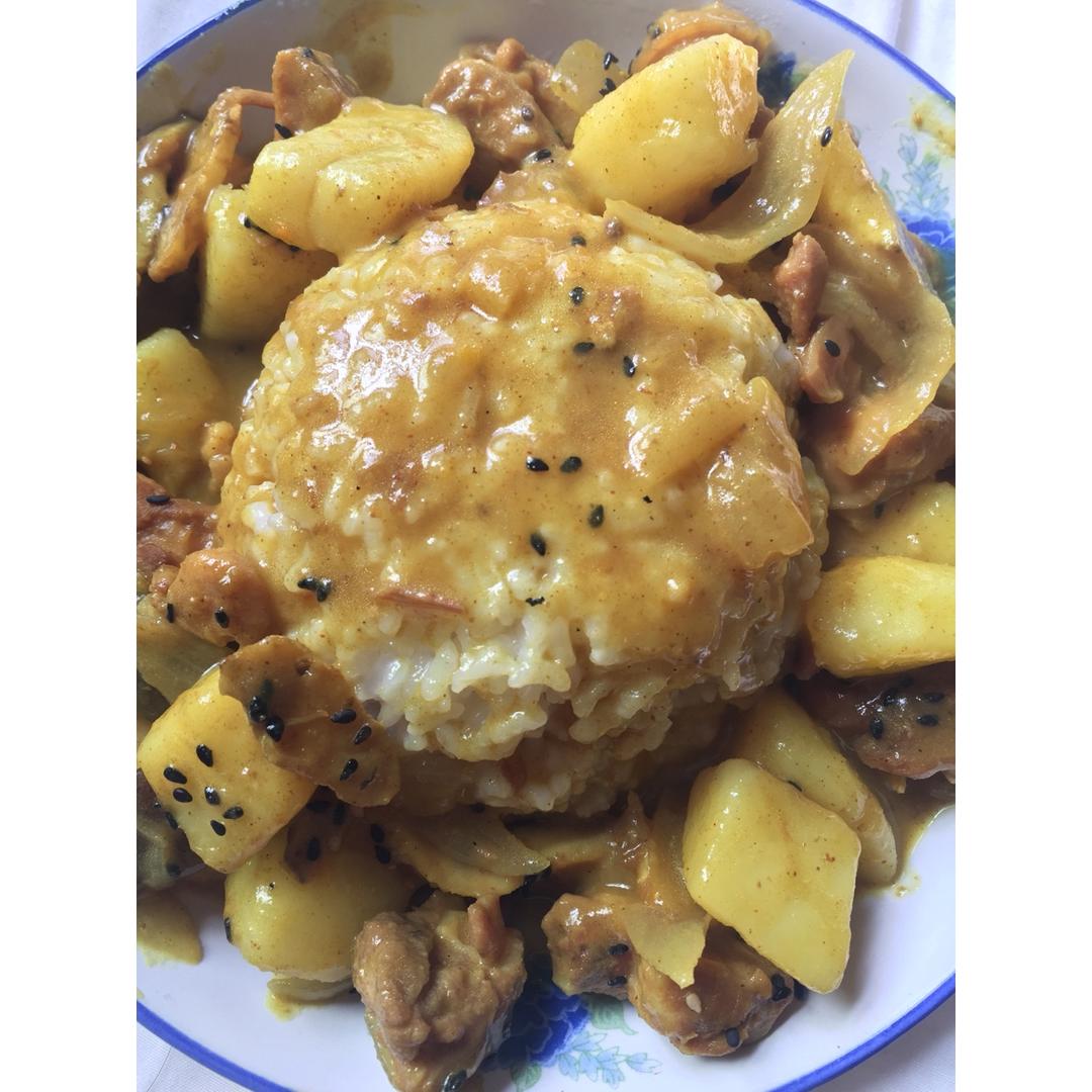 咖喱鸡肉饭