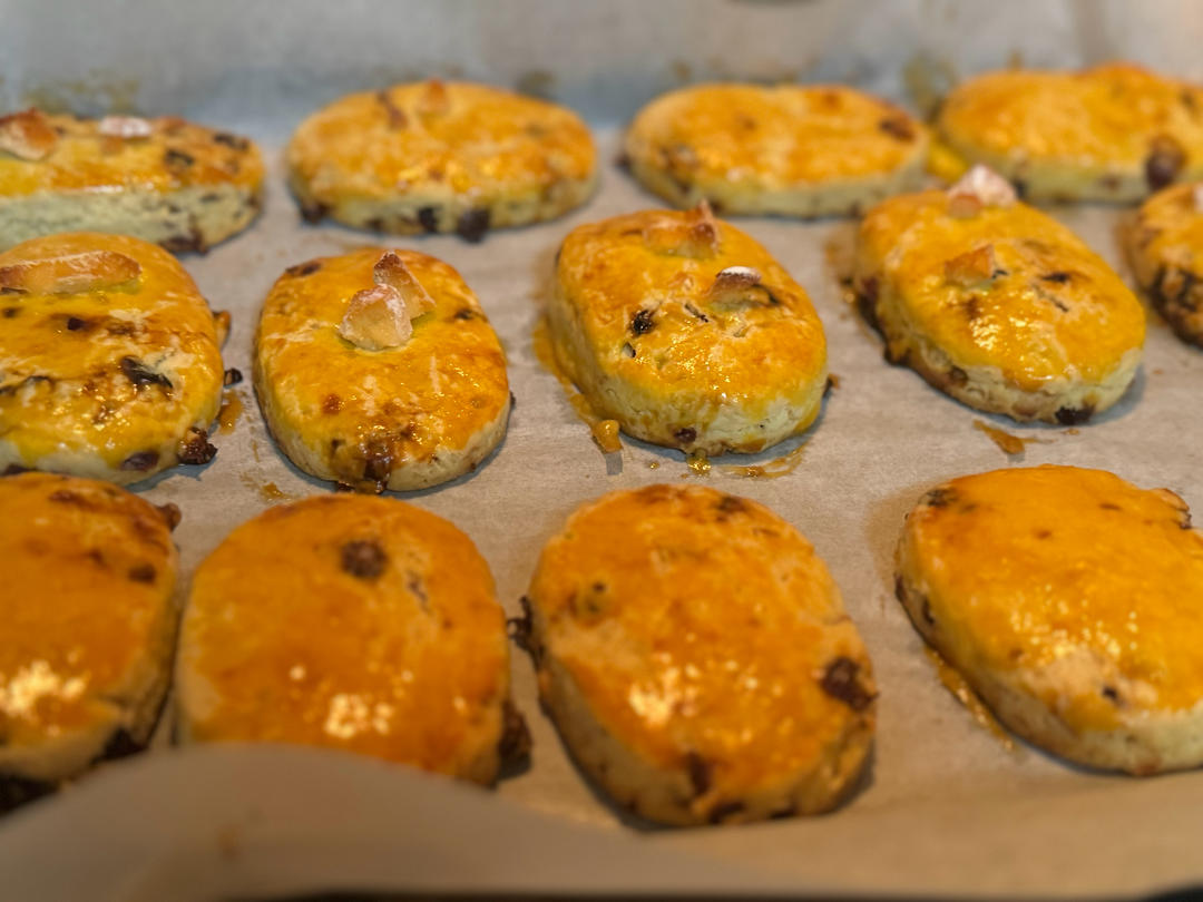 蔓越莓司康太好吃了！