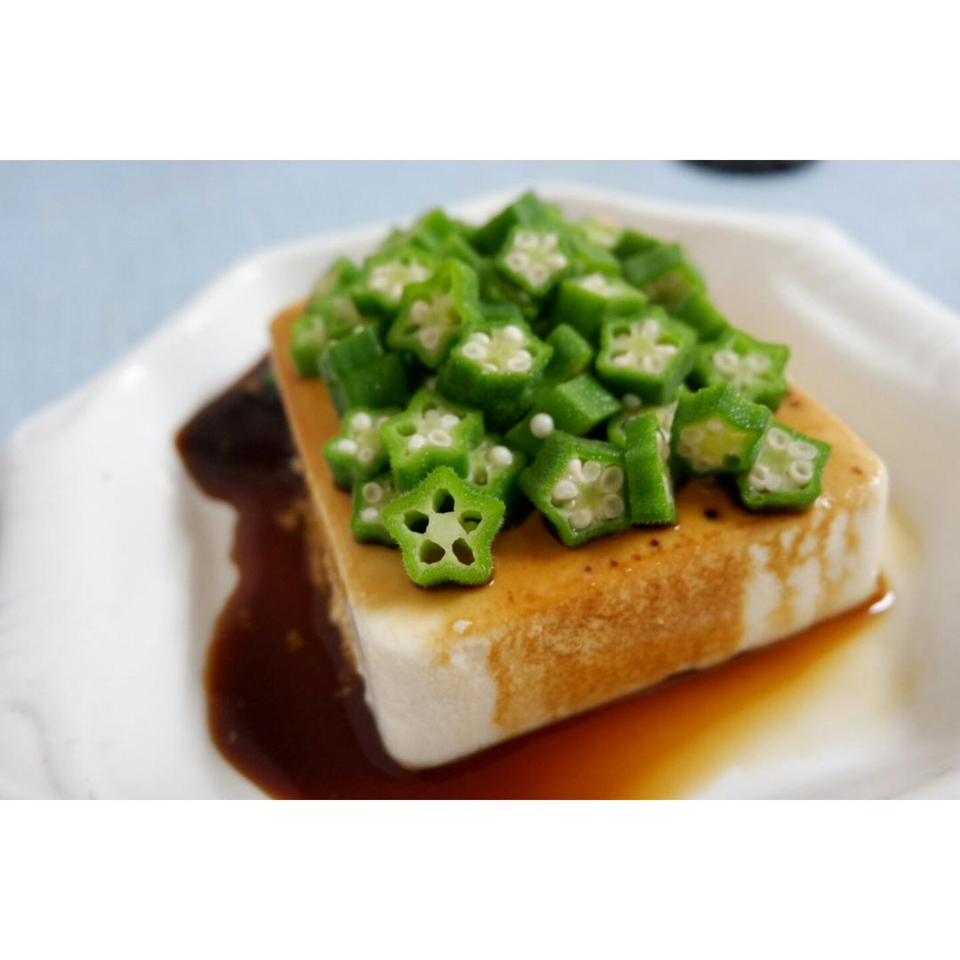 秋葵嫩豆腐&秋葵存储小方法
