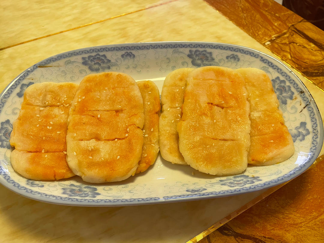 山药紫薯饼【宝宝辅食】