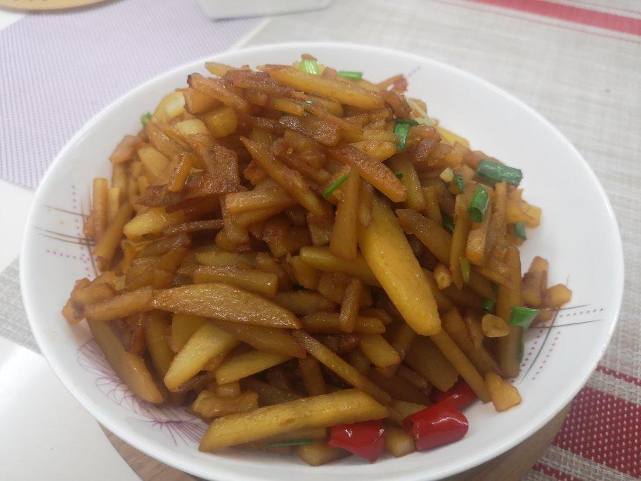 炒土豆丝（秘诀）