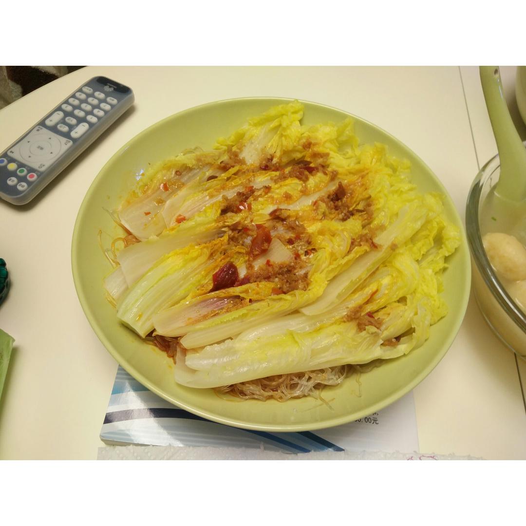 蒜蓉粉丝娃娃菜