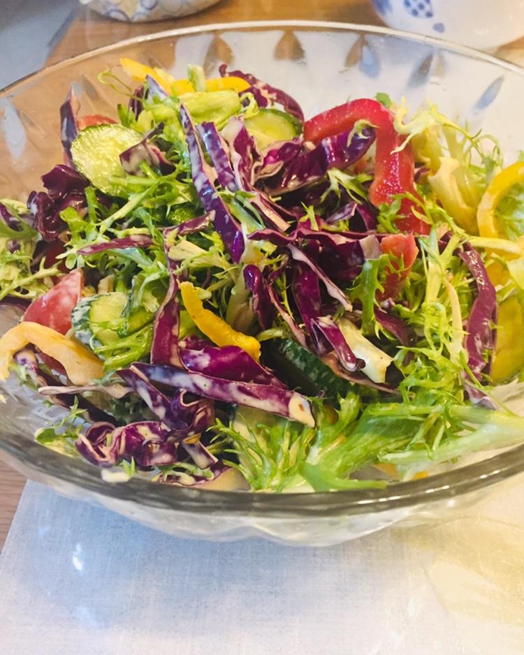 蓁一麻麻做的蔬菜沙拉