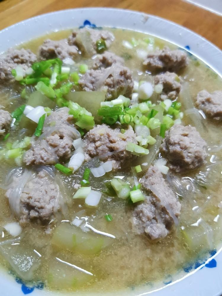 冬瓜丸子汤的做法