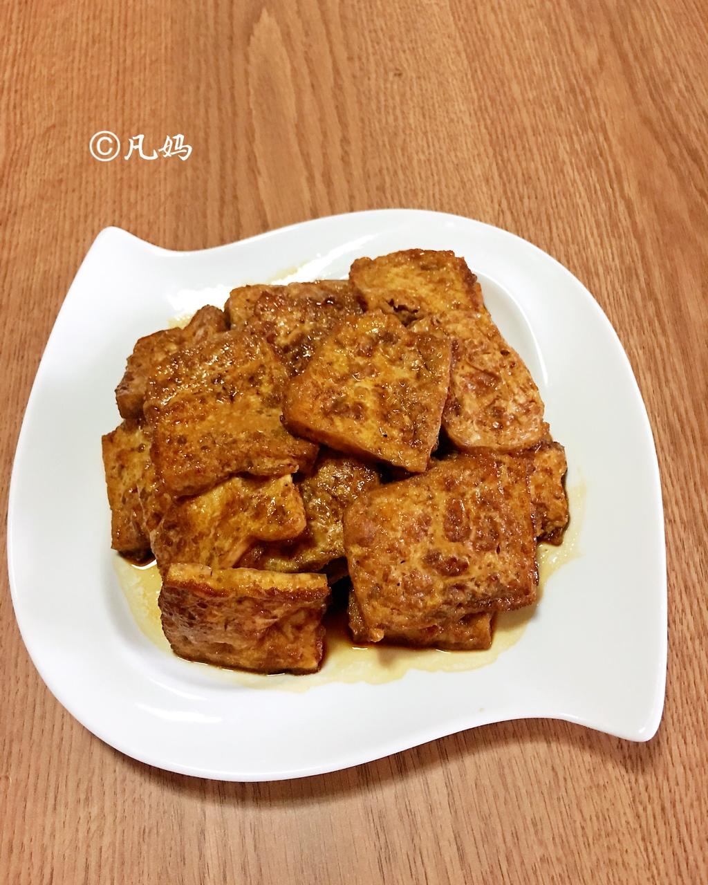 蚝油嫩豆腐