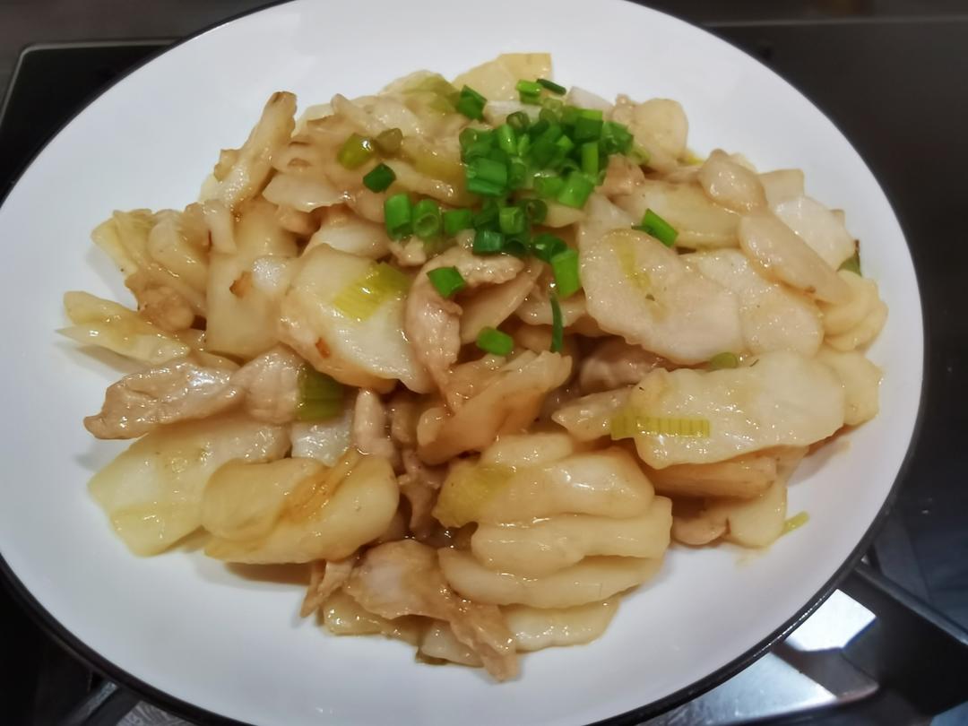 荸荠炒肉