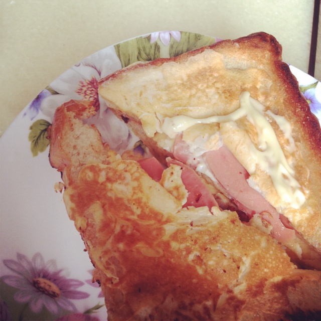 一片面包的三明治