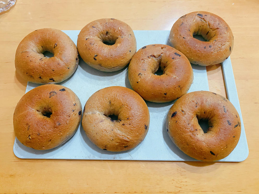 蓝莓🫐乳酪贝果🥯/步骤详细/简单好做