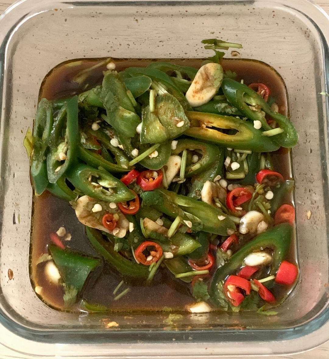 连吃N天都不过瘾‼️香辣爽脆巨开胃〰️腌辣椒