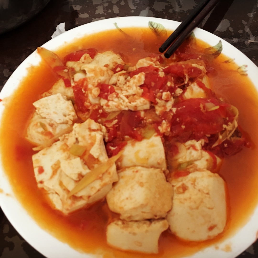 鲜虾番茄豆腐