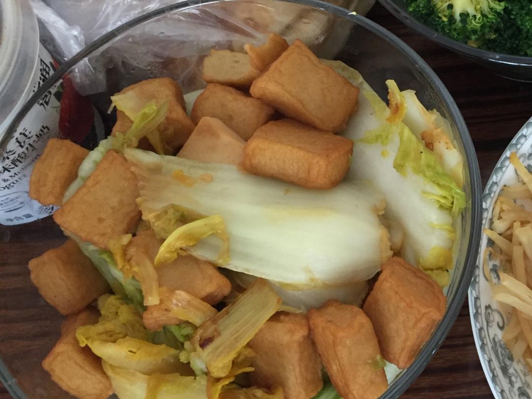鱼豆腐炖白菜