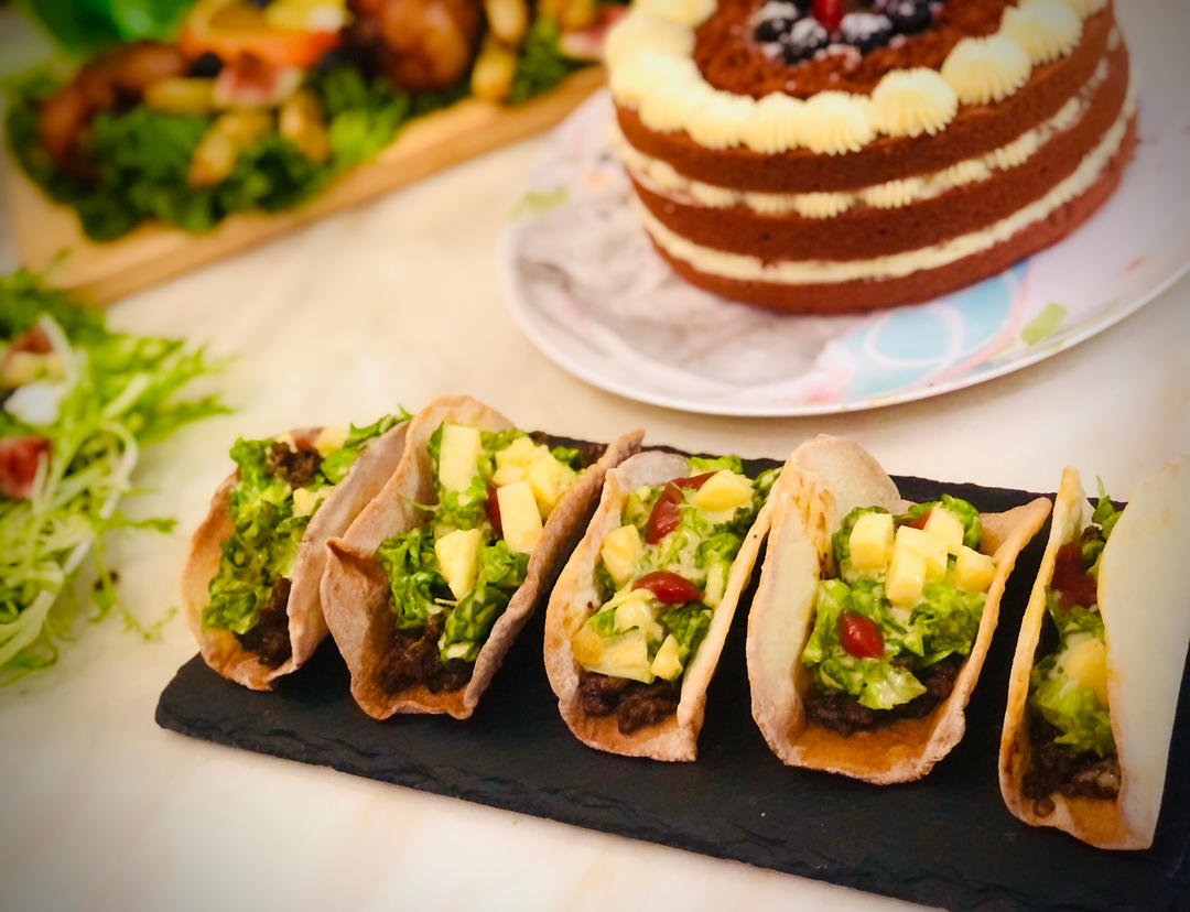 经典墨西哥牛肉塔可Taco Tuesday٩˃̶͈̀௰˂̶͈́و｜夏日轻食#Healthymeals#