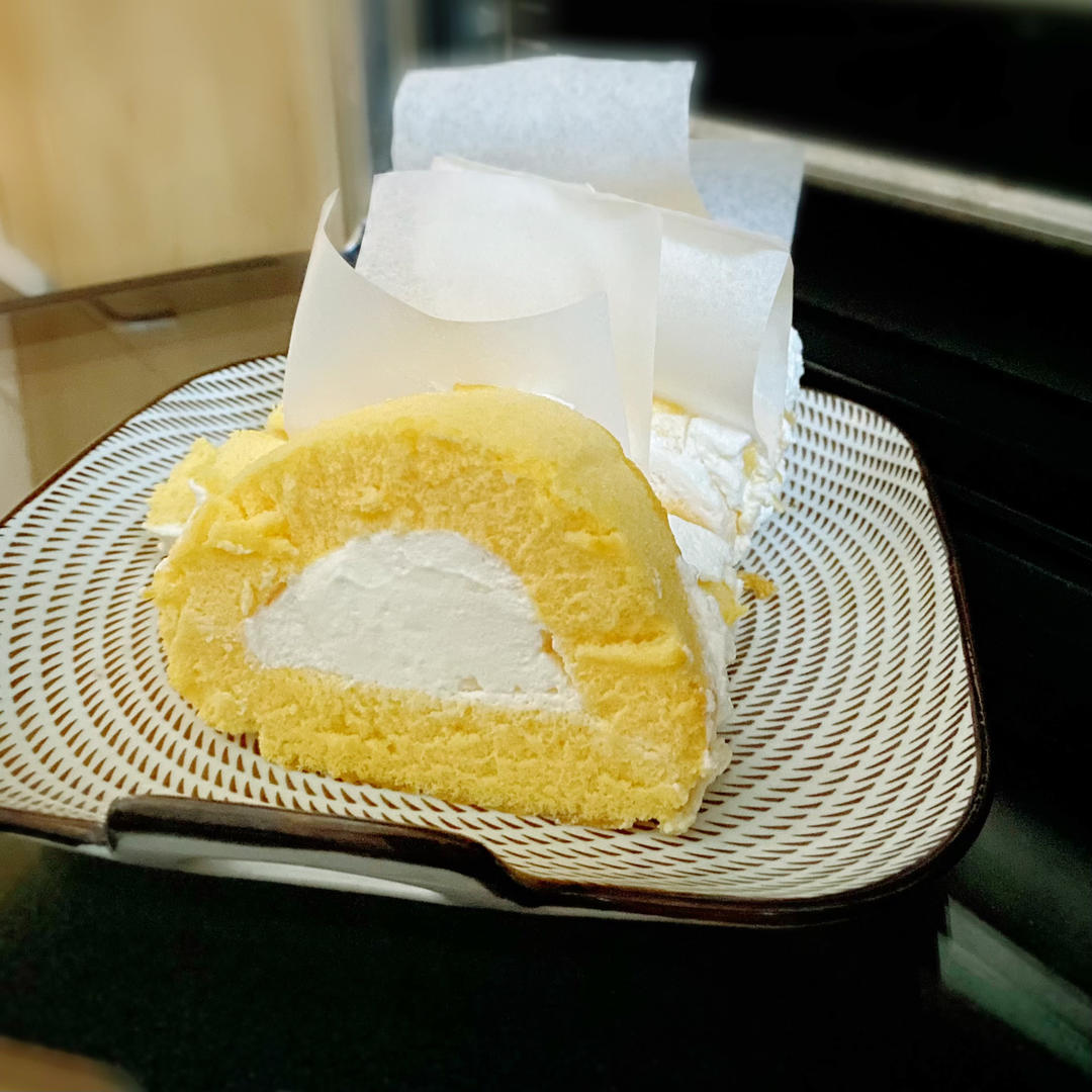 简单美味的原味瑞士卷厚卷『饱满不开裂』
