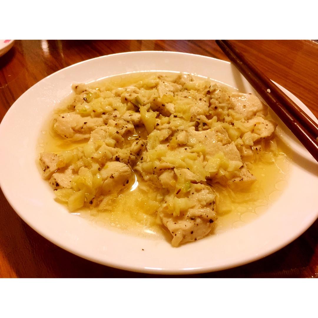 蒜蓉蒸鸡胸（鸡腿）