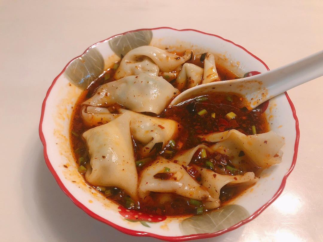 🔥超好吃的麻辣红油抄手