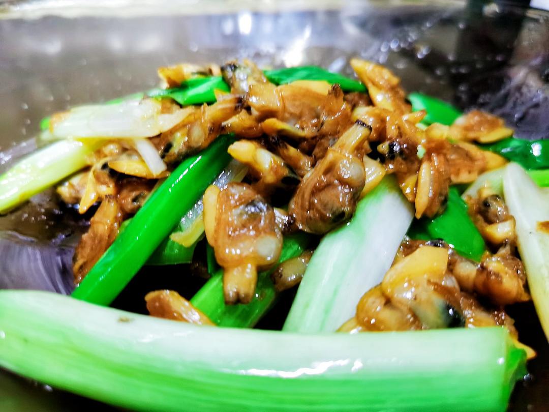 米粥米饭伴侣·爆炒葱香花甲肉/蛤蜊肉