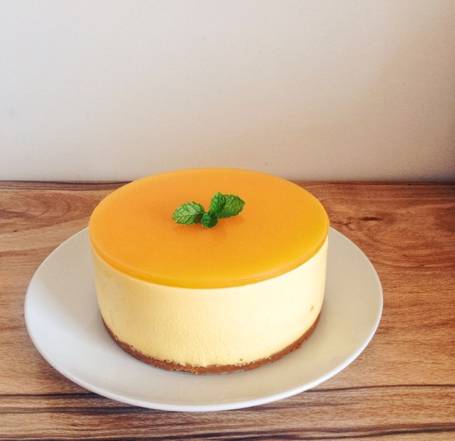 angiemohr做的芒果冻芝士蛋糕
