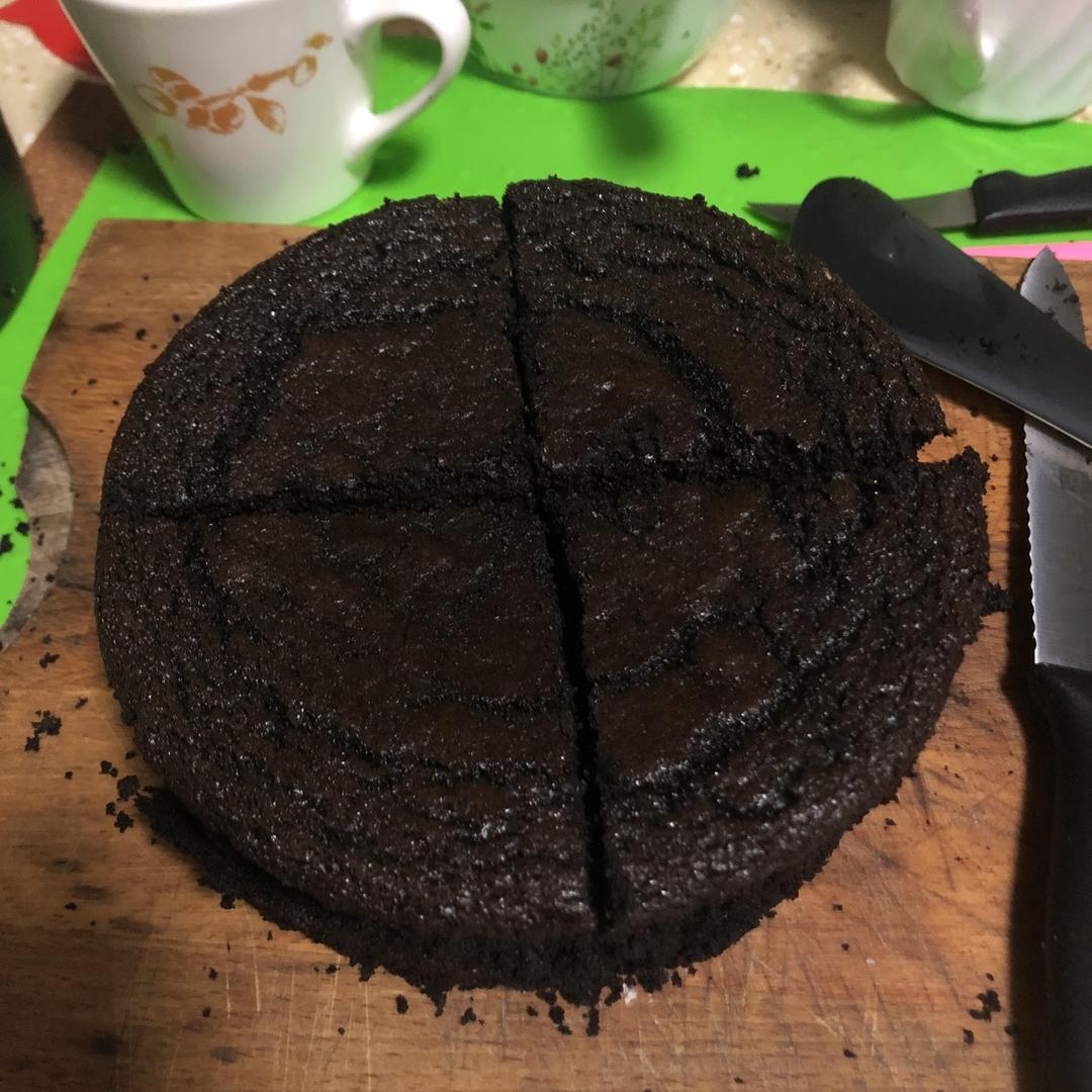 豆渣可可百利蛋糕