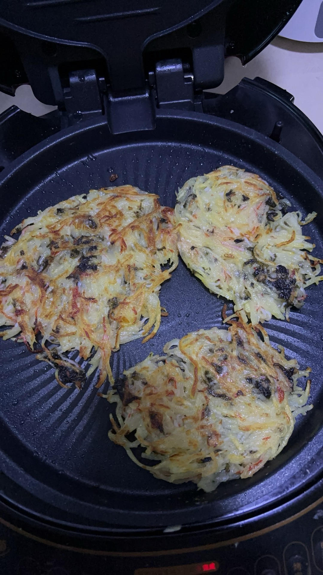 紫菜蟹棒土豆饼
