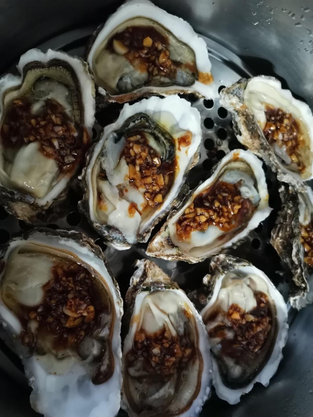 超简单～蒸蒜蓉生蚝