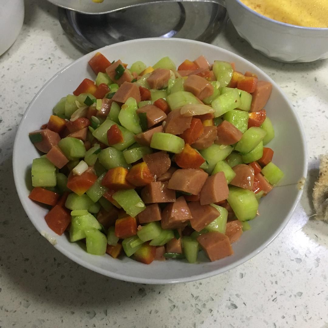 黄瓜火腿丁