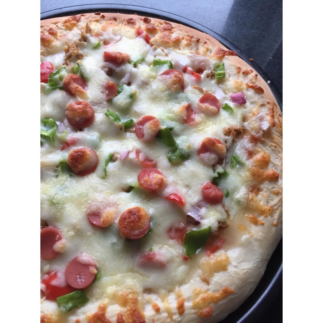 金枪鱼火腿pizza