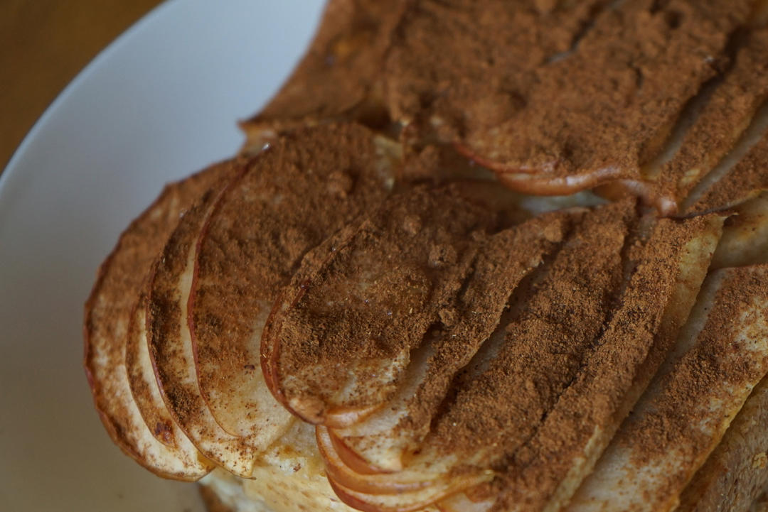 椰子油全麦芝士肉桂苹果