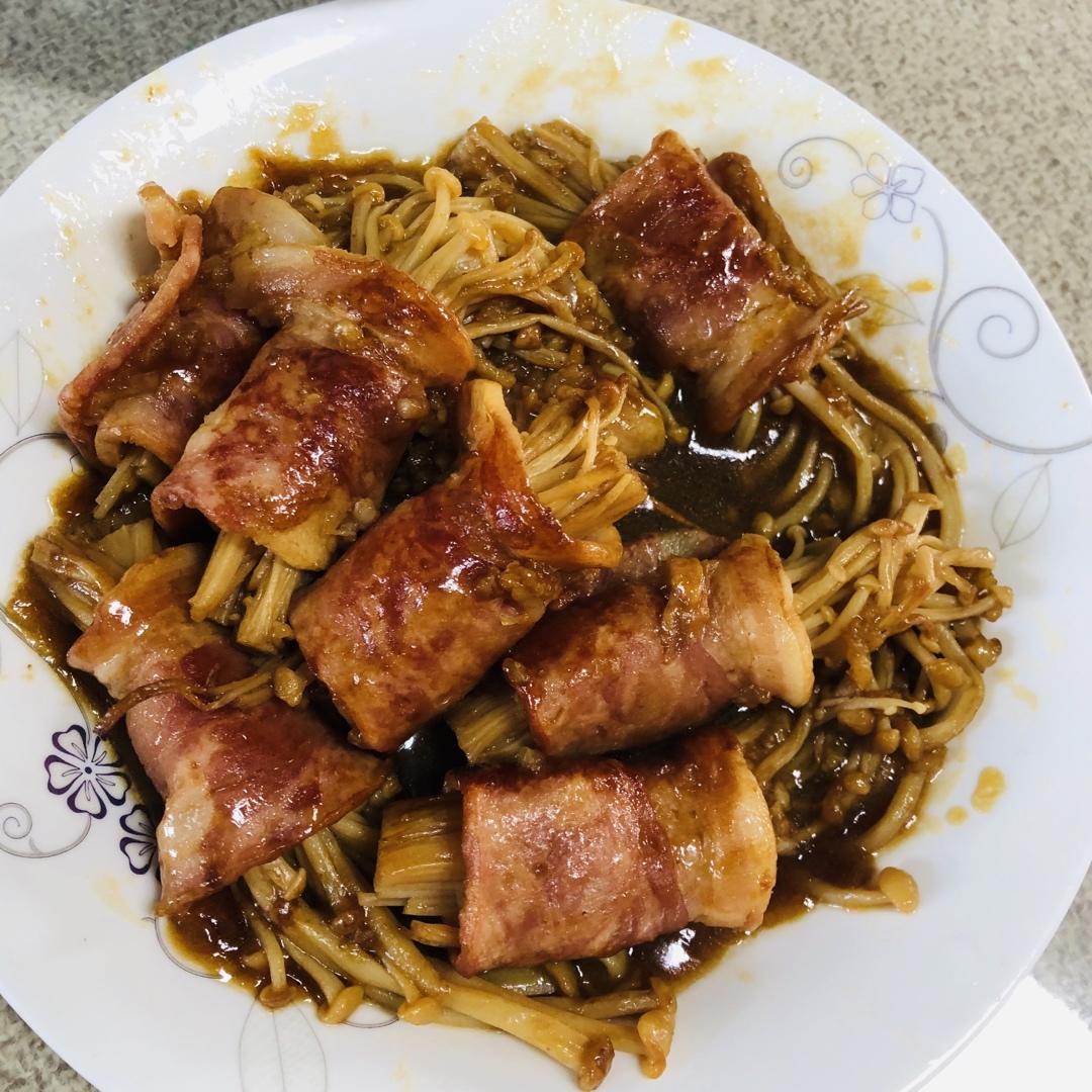 金针菇培根卷