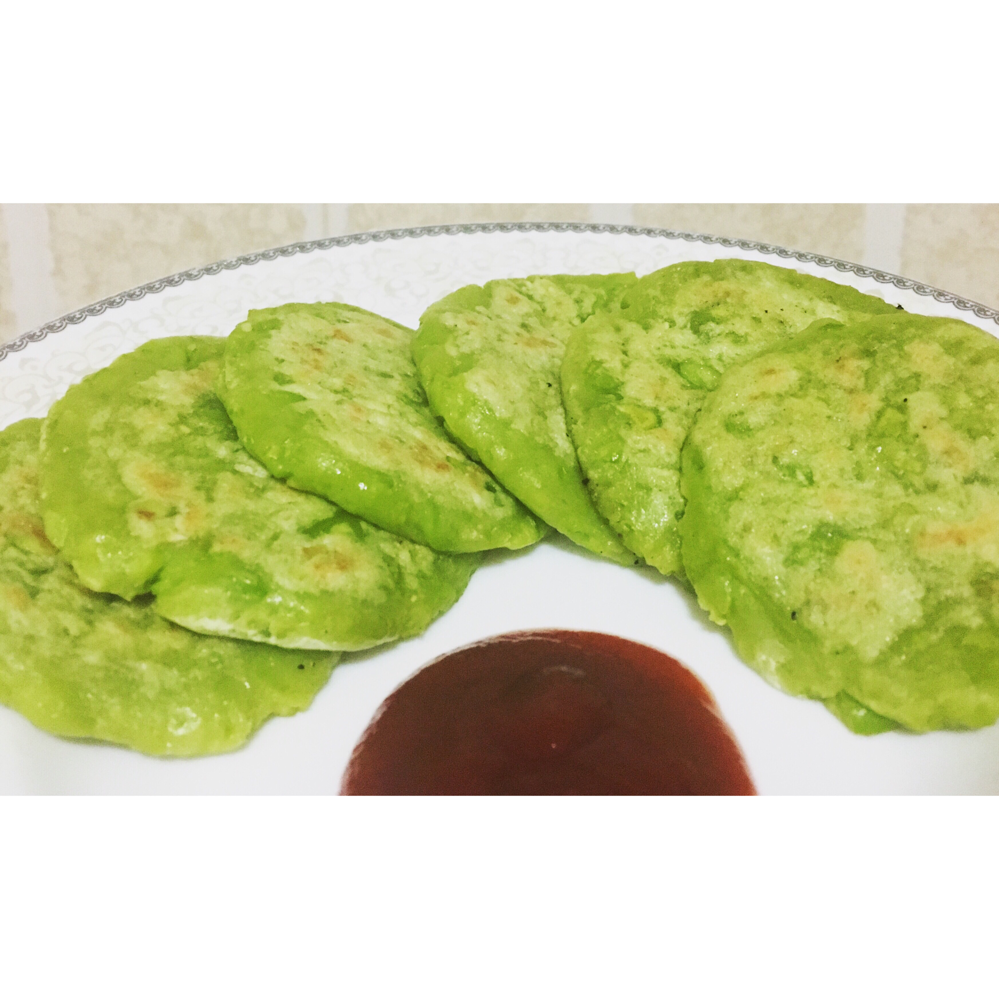 蚕豆糯米饼