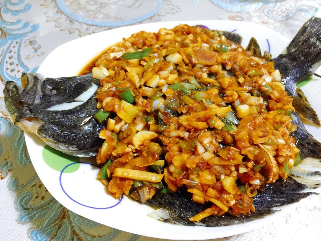 清蒸多宝鱼