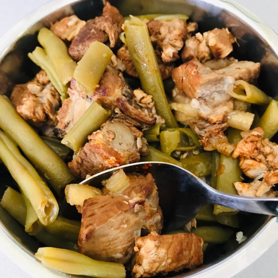 排骨炖土豆豆角