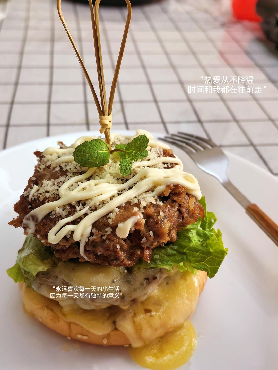 超详细汉堡牛肉饼｜附自制汉堡搭配#Healthymeals#减脂必撸16