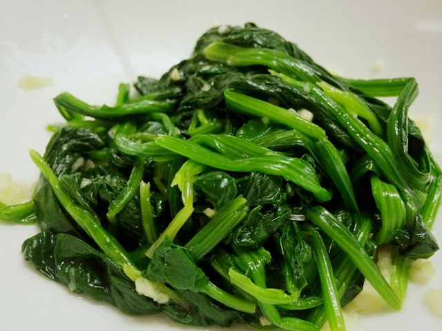凉拌菠菜