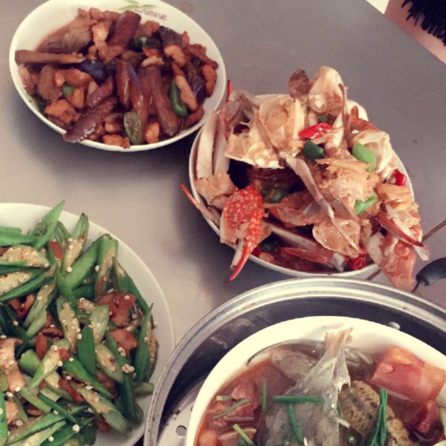 葱姜炒蟹 Fried Crabs