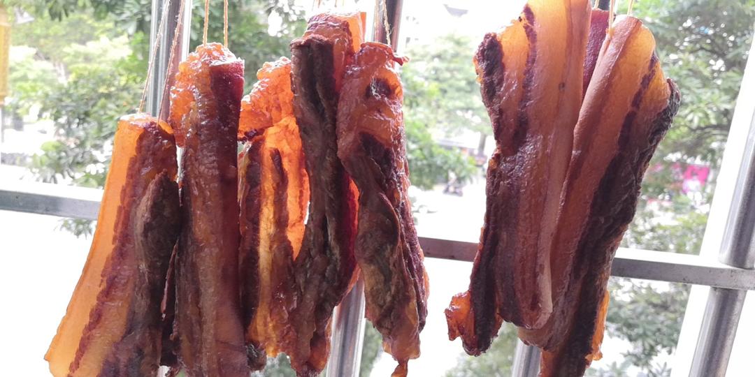 自制湖南烟熏腊肉