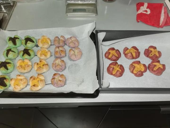 花开富贵之四种口味的椰蓉开口酥