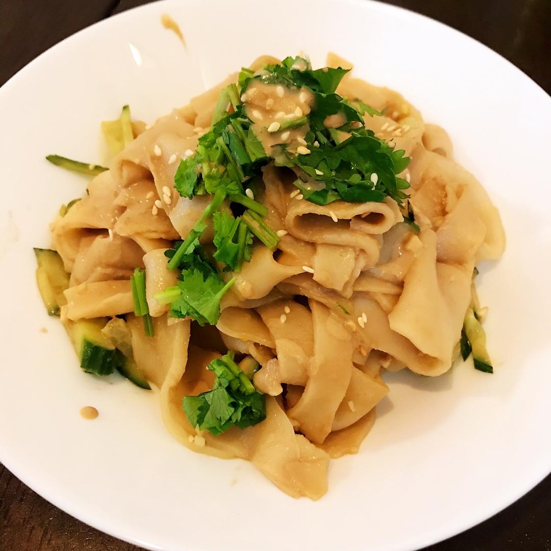 不用水洗的自制凉皮，零失败