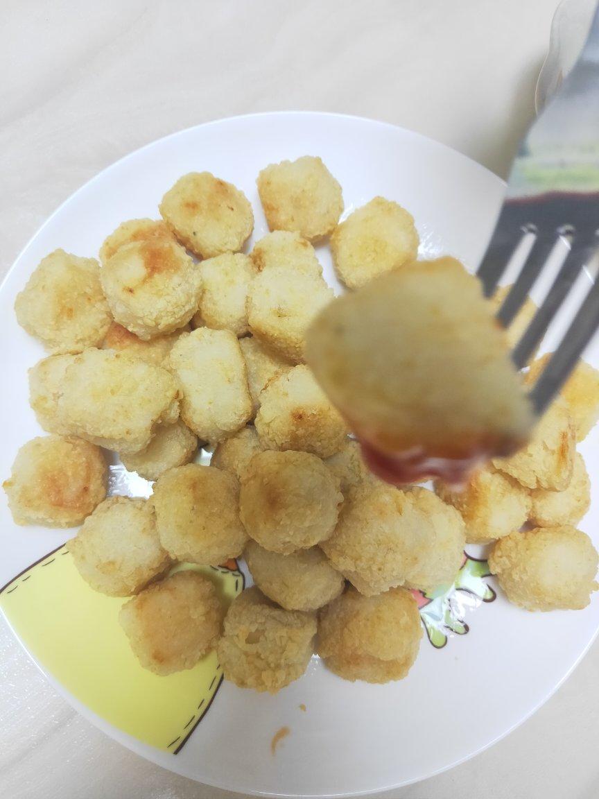 速冻鸡米花少油烤箱版