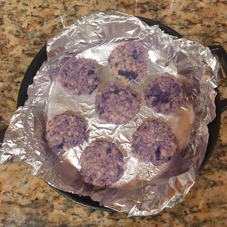 紫薯燕麦减脂饼干